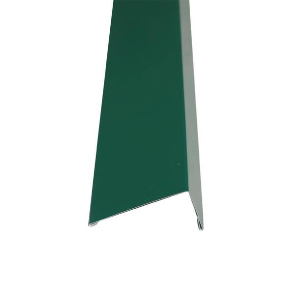 Metal Sales 91/4 in. x 10.5 ft. Forest Green Metal Post Trim Drip Edge