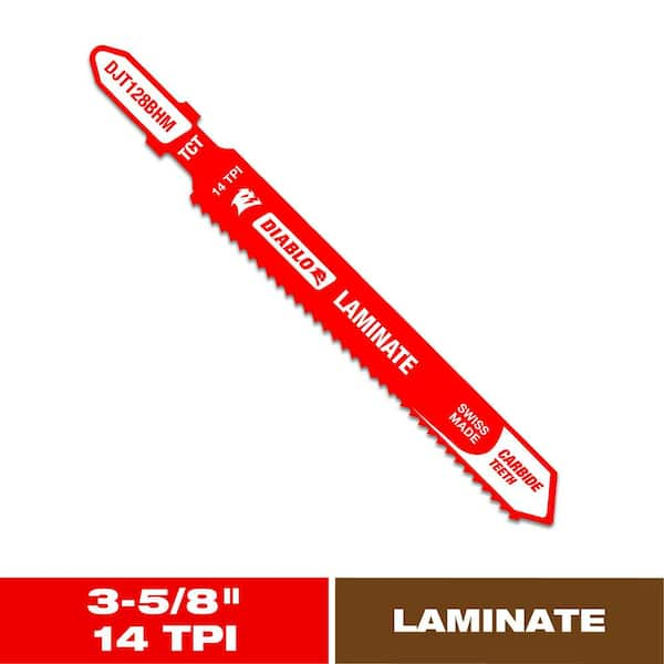 3-5/8 in. Carbide Teeth Laminate Cutting Jigsaw Blade