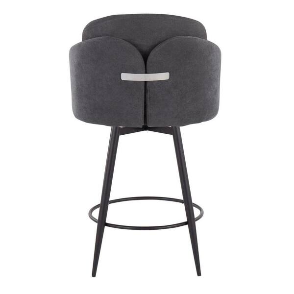 Dahlia bar stool grey discount