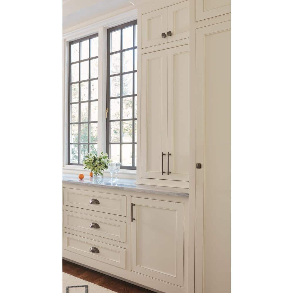 Satin Nickel Brushed Modern Industrial Cabinet Bar Pull