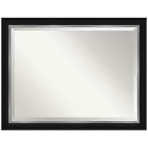 Eva Black Silver 45.25 in. x 35.25 in. Bathroom Vanity Mirror