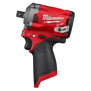 M12 FUEL 12V Lithium-Ion Brushless Cordless Stubby 1/2 in. Impact Wrench with Pin Detent (Tool-Only)
