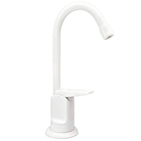 6 in. Touch-Flo Style Pure Cold Water Dispenser Faucet, White