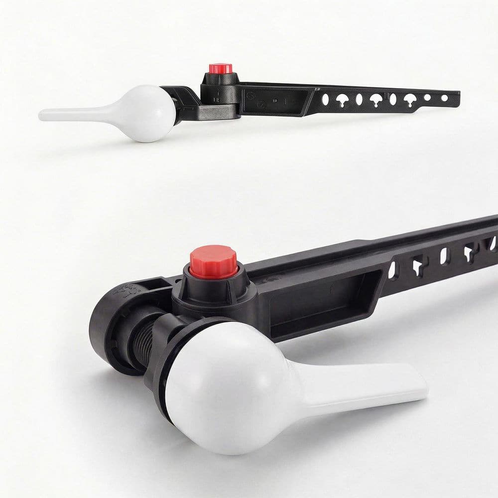 8-Inch Universal Toilet Tank Flush Lever with Adjustable Steel Arm that Fits Side Front or Angle Mount Bowl price history on PriceWatchPro