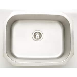 24.75 in. x 18.75 in. x 9 in. Stainless Steel Undermount Laundry Sink