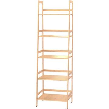 Unbranded 11.8 in. Wide 5 Tier Oak Bookshelf Modern Open Bookcase For Bedroom Living Room, Office LH-550