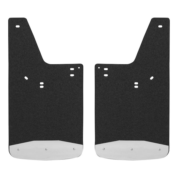 Luverne Front or Rear 12" x 23" Textured Rubber Mud Guards, Select F-150, Mark LT