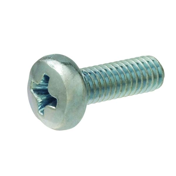 Pack of 50 Steel Machine Screw Phillips Drive M6-1 Threads Small Parts 50mm Length Zinc Plated Finish Flat Head 