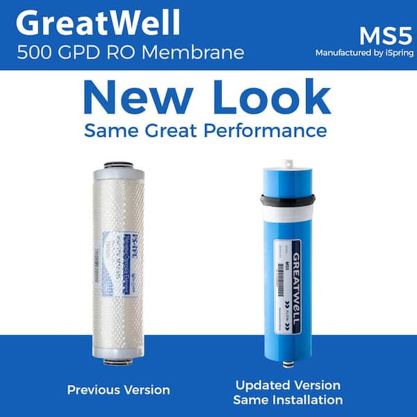 2.8 in. x 12 in. 500 GPD Reverse Osmosis Membrane, Fits RE5T RCS5T