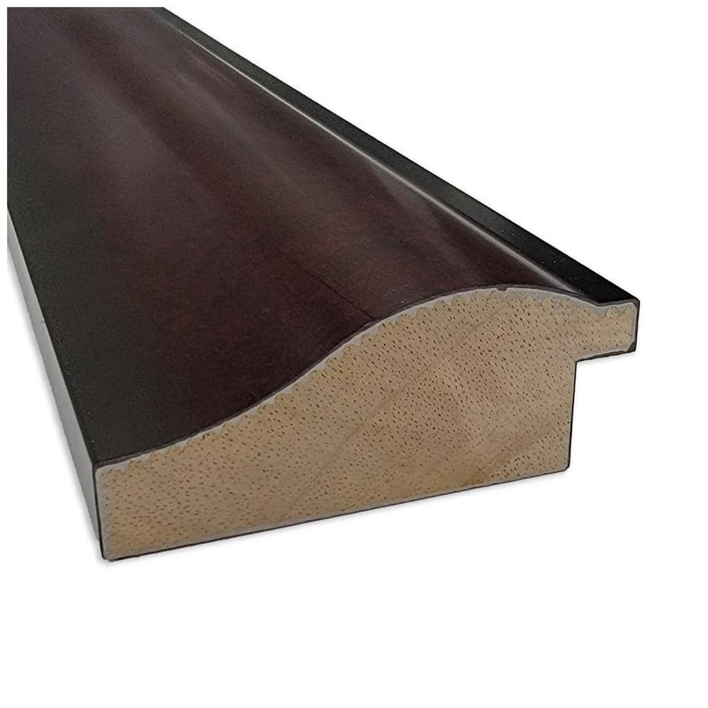 Canterbury Cherry 25" Square Wood Framed Wall Mirror