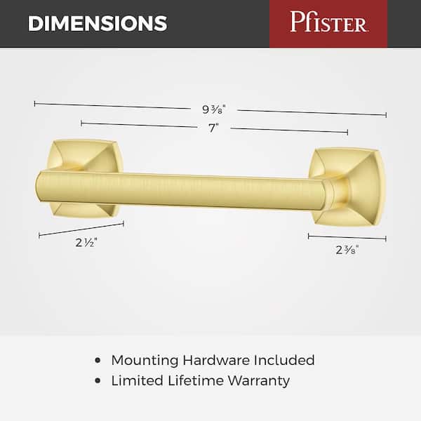 Reviews for Pfister Vaneri Wall Mount Double Post Toilet Paper