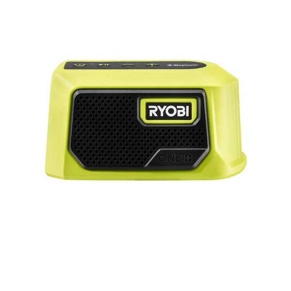 RYOBI ONE+ 18V Cordless Bluetooth The PAD02B Home Depot - (Tool Only) Compact Speaker