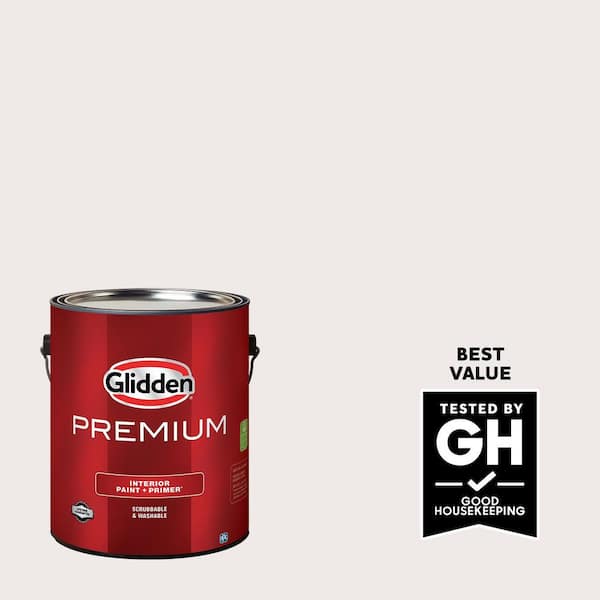 Glidden Premium 1 gal. PPG1048-1 Lauren's Lace Eggshell Interior Latex Paint