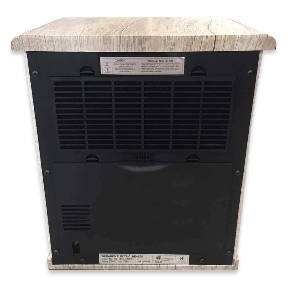 Tan Electric Infrared Convection Space Heater with Thermostat