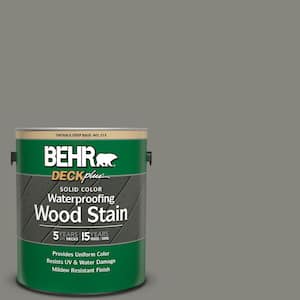 1 gal. #SC-137 Drift Gray Solid Color Waterproofing Exterior Wood Stain
