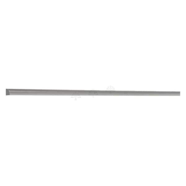 Slim Shaker 96 in. W x 0.75 in. H x 0.75 in. D Quarter Round Molding in Gray