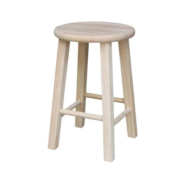 International Concepts 18 Unfinished Wood Bar Stool 1S-518