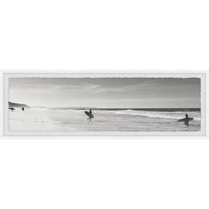 "Surfing Is Life" by Marmont Hill Framed Nature Art Print 10 in. x 30 in.