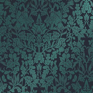 Hartley Damask Teal Wallpaper