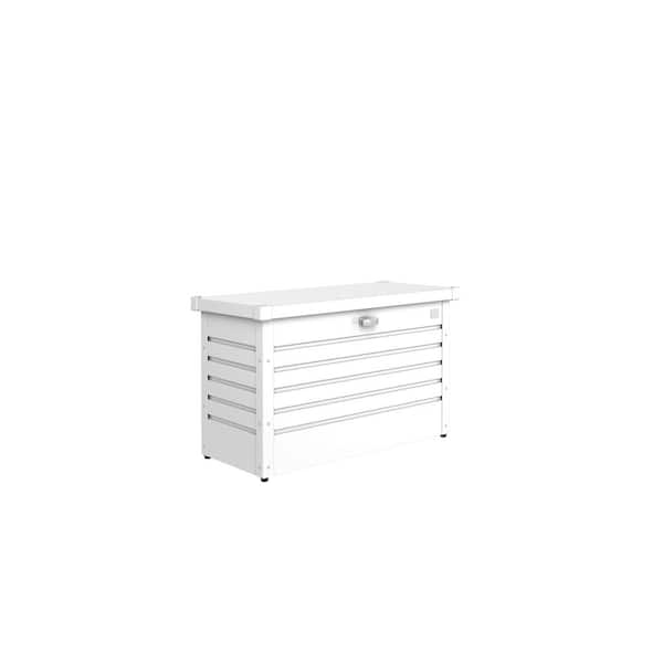 Leisuretime 51 Gal. 39.7 in. L x 18.1 in. W x 24 in. H White Steel Deck Box