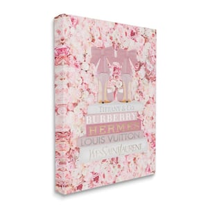 Pink Fashion Heals with Books and Rose Details By Amanda Greenwood Unframed Print Nature Wall Art 16 in. x 20 in.