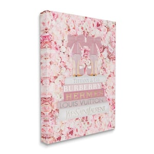 Pink Fashion Heals with Books and Rose Details By Amanda Greenwood Unframed Print Nature Wall Art 36 in. x 48 in.
