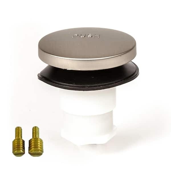 PF WaterWorks Toe Touch Bathtub Stopper BN PF0935-BN - The Home Depot