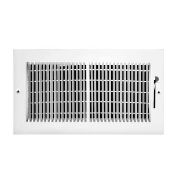 Everbilt 14 in. x 6 in. Baseboard Register 3/4 in. Back