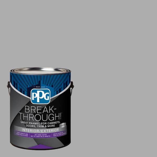 1 gal. PPG1001-4 Flagstone Satin Door, Trim & Cabinet Paint