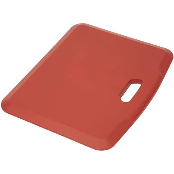 Red Portable 18 in. x 22 in. Anti-Fatigue Indoor Office Floor Mat