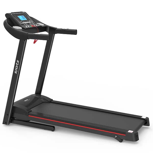 Amucolo 2.0 HP Foldable Treadmill with LCD Display, Bluetooth Music and 4-level Incline