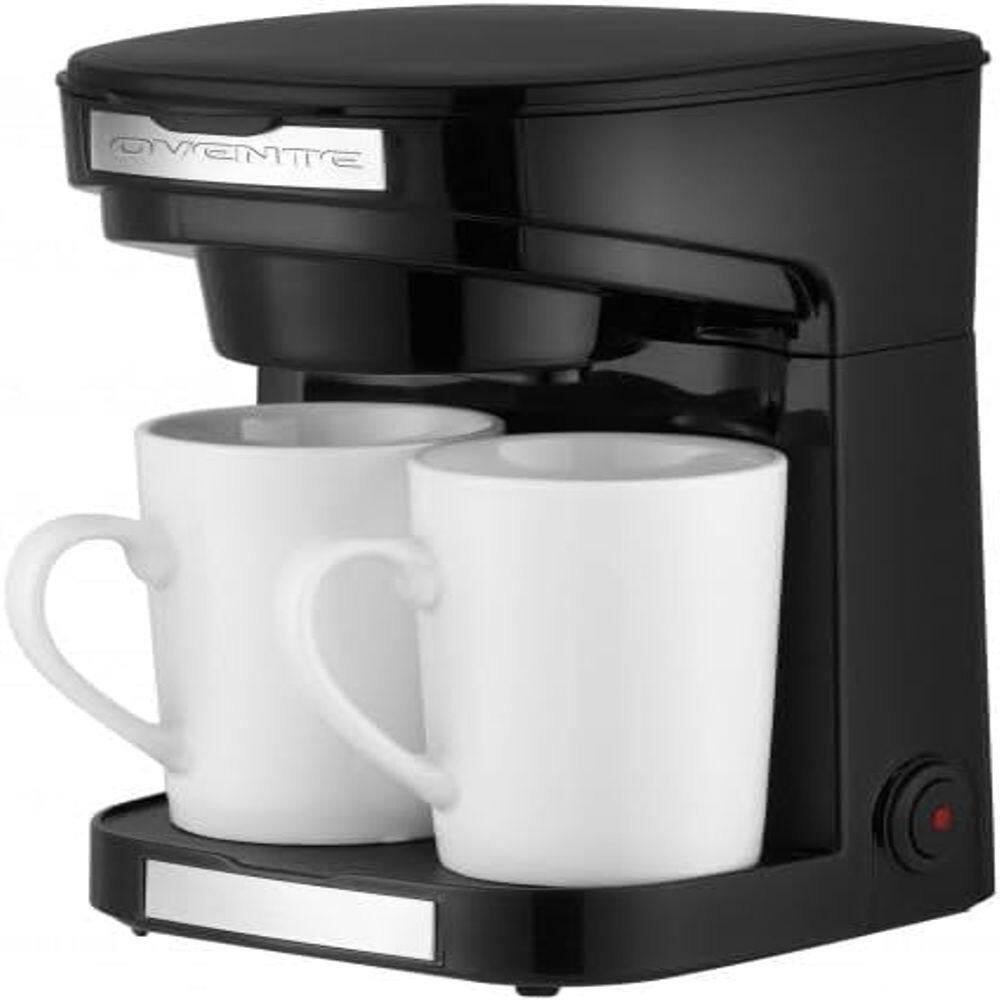 Series 2-Cup Black Drip Coffee Maker with Auto Shut-Off, 2 Ceramic Mugs, Compact Design Black CMDD2MB price history on PriceWatchPro