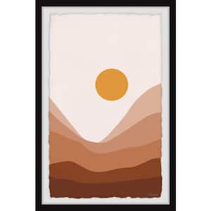 "Valley of the Sun" by Marmont Hill Framed Abstract Art Print 45 in. x 30 in.