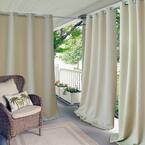 Taupe Solid Grommet Room Darkening Curtain - 52 in. W x 95 in. L