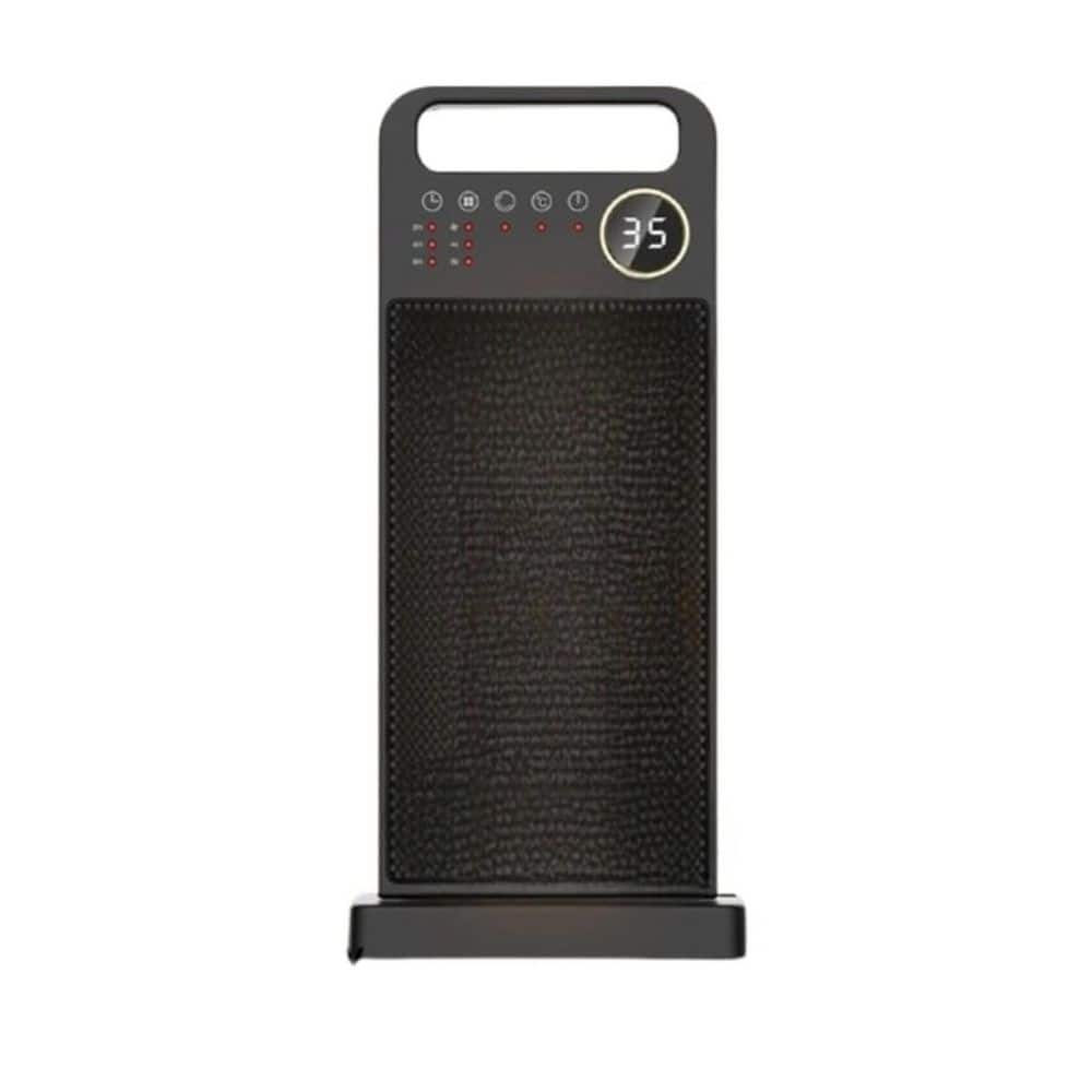 1500-Watts 16.1 in. Black Indoor Electric Tower Forced Air Ceramic Space Heater with Living Space price history on PriceWatchPro
