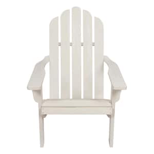 Marina II Eggshell White Wood Adirondack Chair