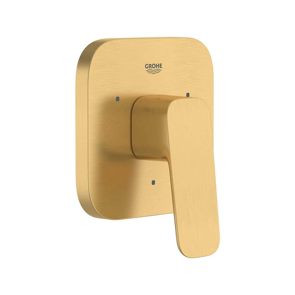 GROHE Cubeo 1-Handle Wall Mount Tub & Shower Trim in Brushed Cool