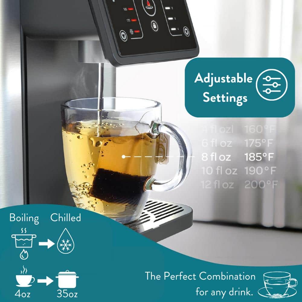 Aqua Optima Stainless Steel Hot and Cold Water Dispenser