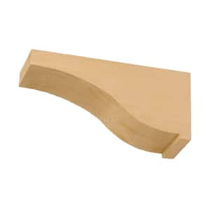 4 in. x 7 in. x 15 in. Polyurethane Timber Corbel