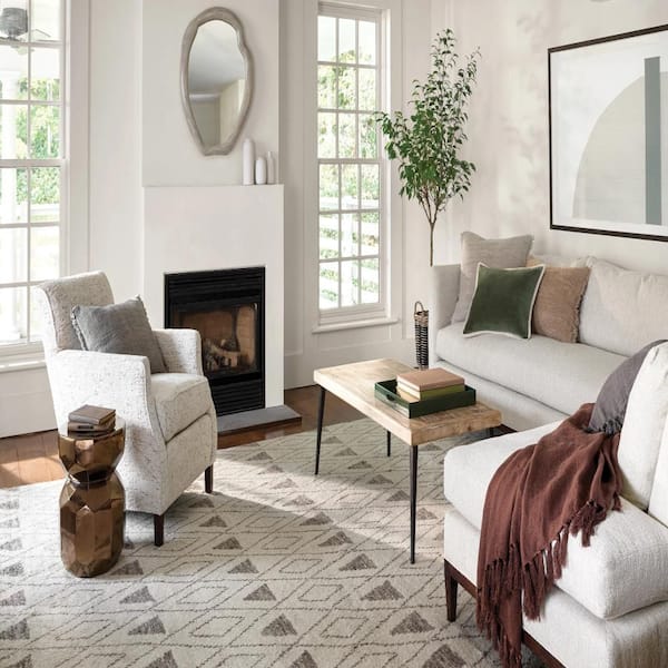 Masinissa Hand Knotted Wool Natural 2 ft. x 3 ft. Indoor Area Rug