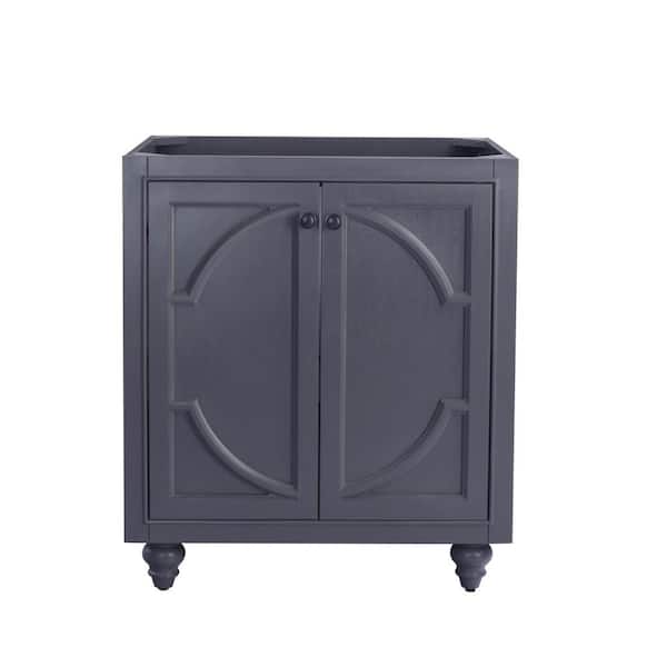 Laviva Odyssey 29 in. W x 21.6 in. D x 33.3 in. H Bath Vanity Cabinet without Top in Maple Grey