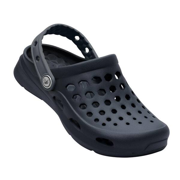 JOYBEES Kids Active Clog Slip-On EVA Garden Shoe - Black/Charcoal Size ...