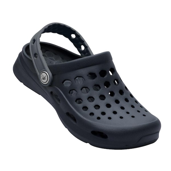 Kids Athletech Black Cougar Slip On Clogs Shoes 17503 Black D36 NEW 