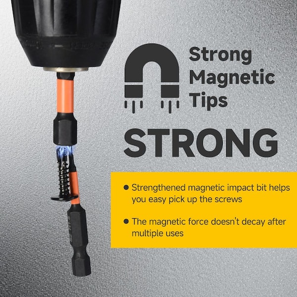 Impact Hex Head Allen Wrench Drill Bit Set (20-Piece) with Case