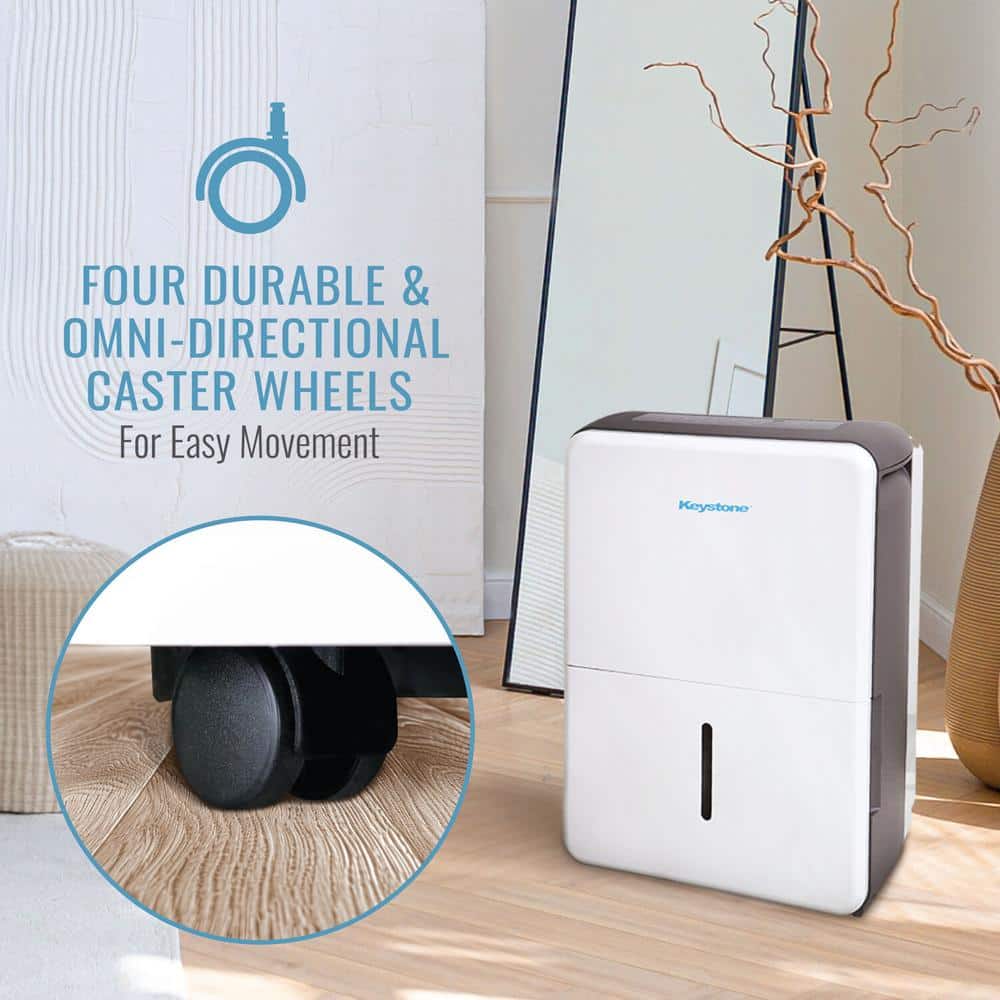 Portable White and Black 8000 BTU Air Conditioner with Remote