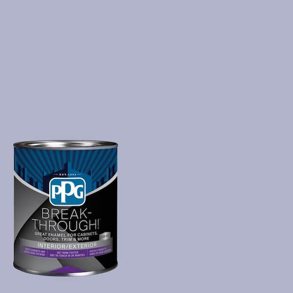 Break-Through! 1 qt. PPG1170-4 Spring Lilac Satin Door, Trim & Cabinet Paint