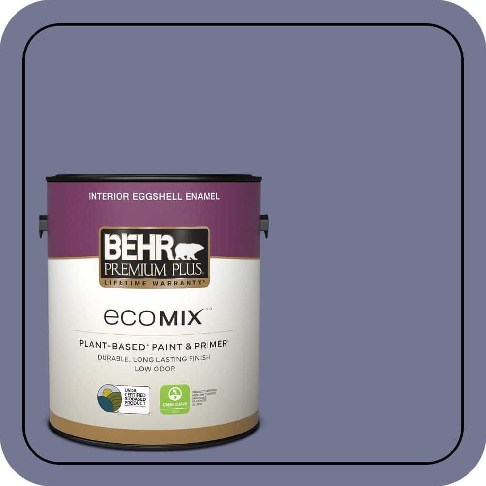 1 gal. #S560-5 Royal Fortune Eggshell Enamel EcoMix Plant-Based Interior Paint & Primer price history on PriceWatchPro