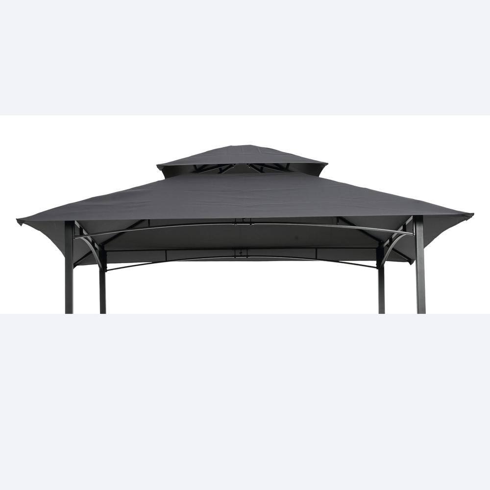 Double Replacement Roof Top Gazebo Canopy Suitable for 8 ft. x 5 ft. Patio(Frame not Included), Brown price history on PriceWatchPro