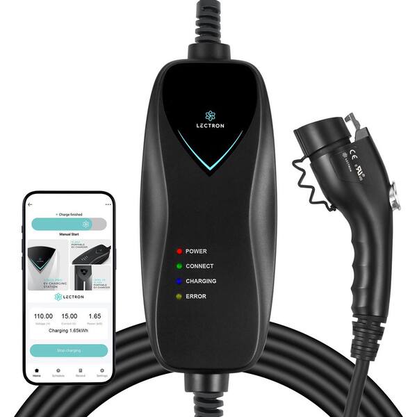 thumbnail image 2 of QPQ 16A Level 1 EV Charger Cable - 110V, NEMA 5-15 Plug, For Chevy Bolt/Volt/Spark 2 of 10