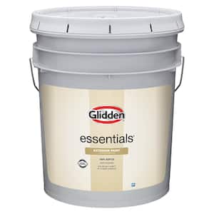 5 gal. Pure White Base 1 Flat Exterior Paint
